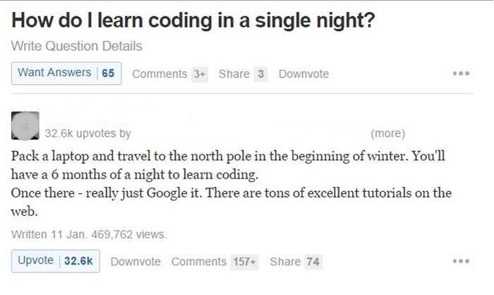 How do I learn coding in a single night? Q/A